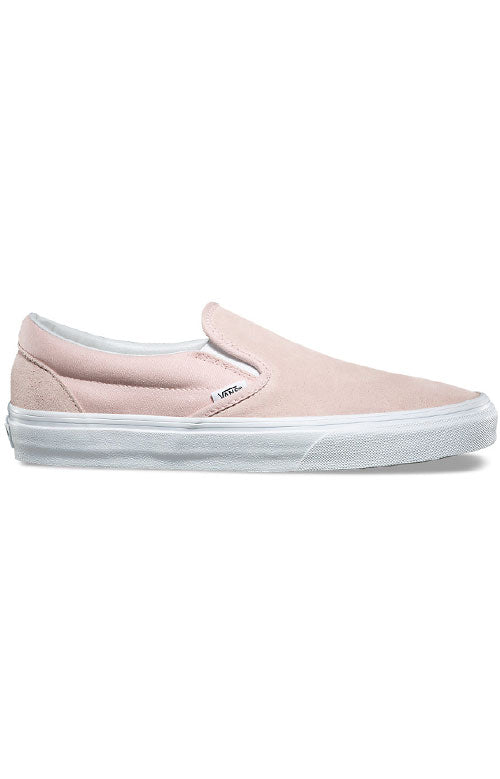 (8F7OT1) Classic Slip-On Suede Shoe - Sepia Rose